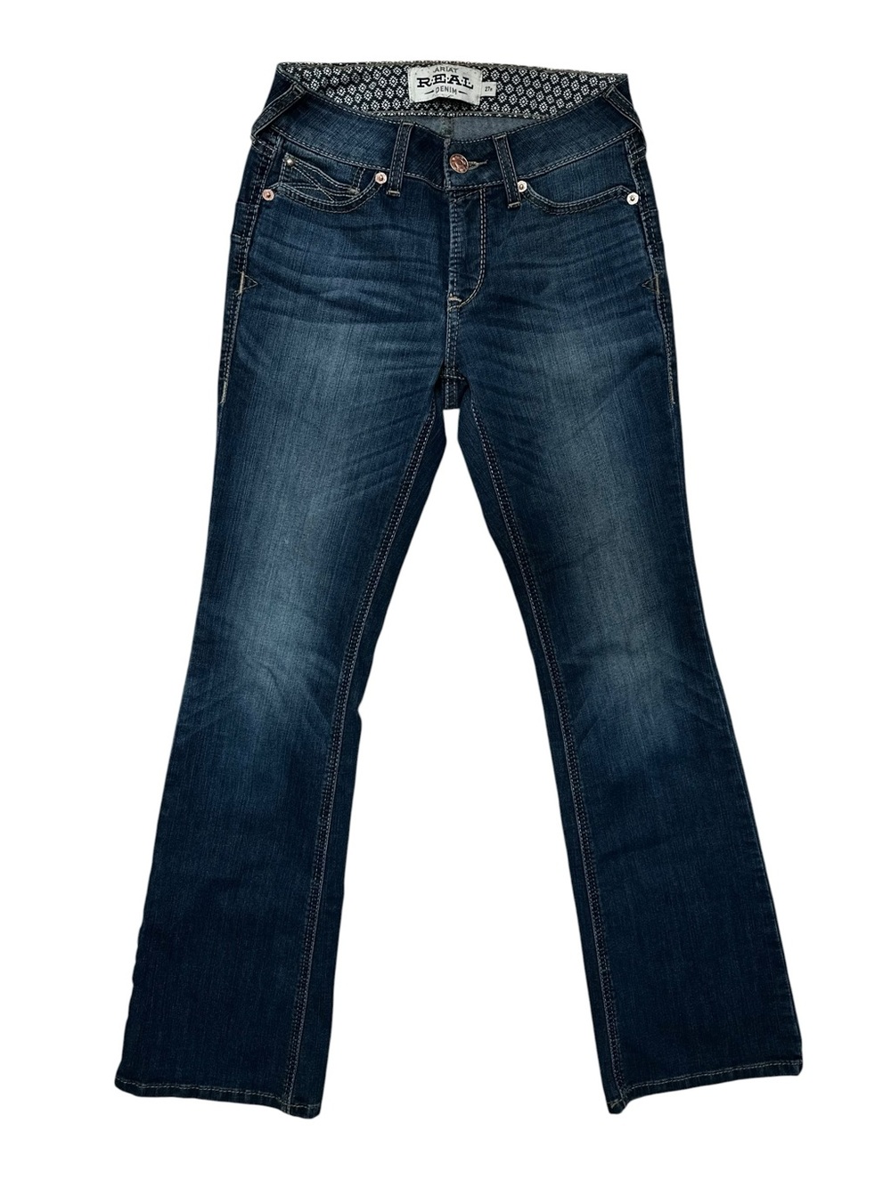 Ariat R.E.A.L. Bootcut Denim Jeans - Size 27 Regular
